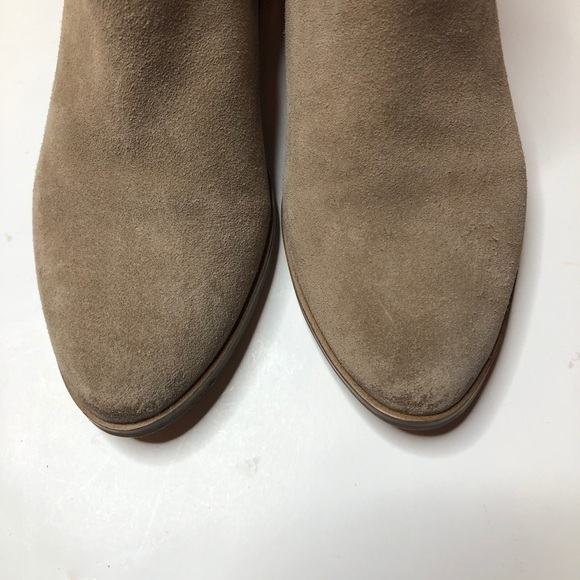 Marc Fisher Low Cut Ankle Booties Suede Tan 6.5 - Picture 4 of 7